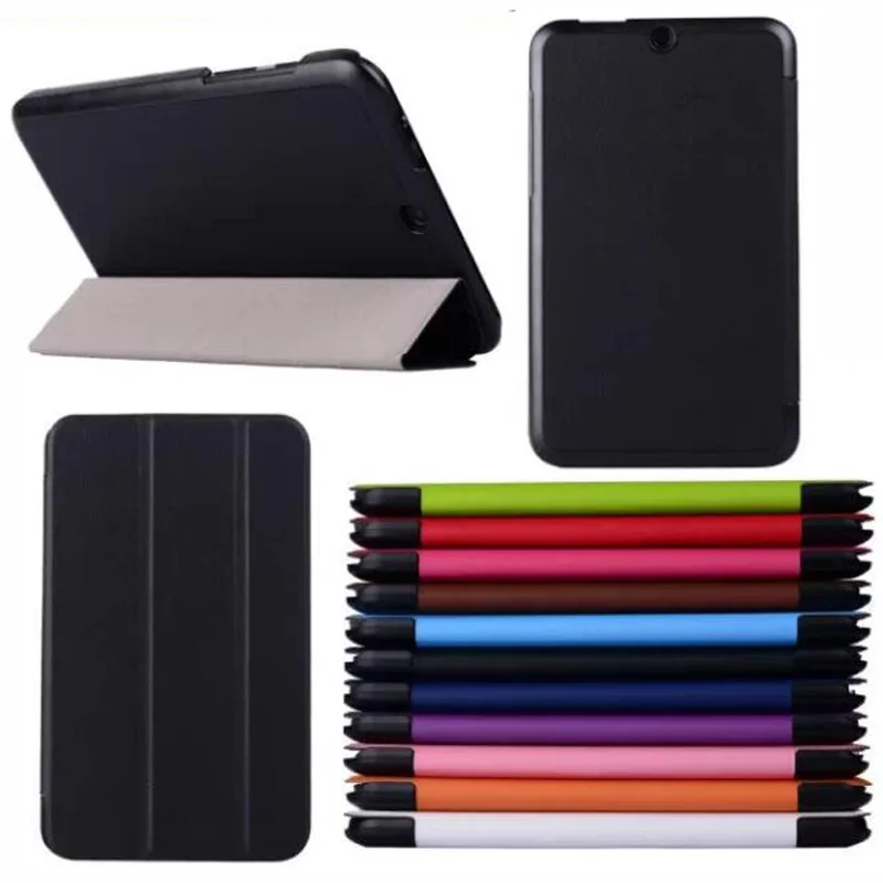 Роскошные 3 складной Ультра тонкий рукав Магнитный чехол-книжка кожаный чехол Smart