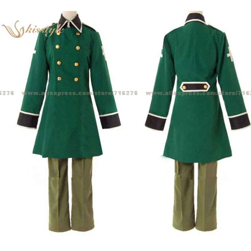 Kisstyle Fashion APH Hetalia: Axis Powers Švýcarsko Uniformní oblečení COS Cosplay kostým, přizpůsobený na míru