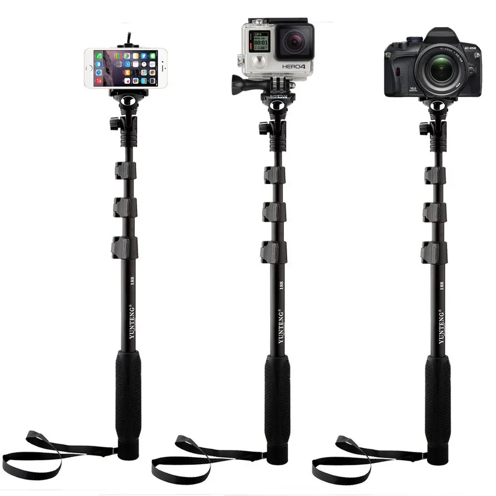 Для Sony Z4 Z3 Z/для Samsung A9 Star/A9 Lite/C9 C7 Pro YUNTENG 50 &quotGOPRO M onepod Беспроводная Bluetooth селфи