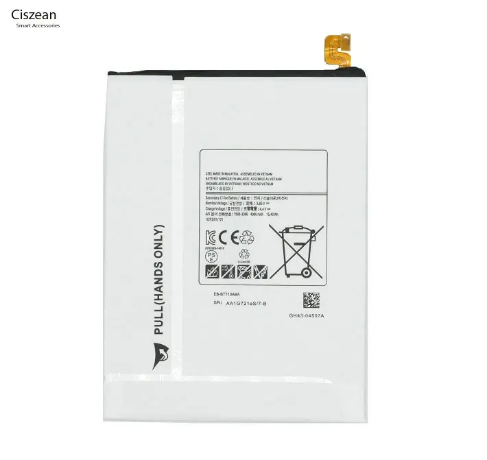 Ciszean 10 шт./лот 4000 мАч EB-BT710ABA / EB-BT710ABE сменная батарея для Samsung Galaxy Tablet Tab S2 8 0 дюйма