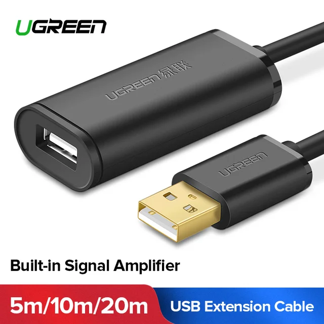 Cheap Ugreen USB Extension Cable 5m/10m/20m/30m Male to Female USB 3.0 Cable Signal Amplifier USB3.0 2.0 Extender Cord USB Extension Cheap Ugreen USB Extension Cable 5m/10m/20m/30m Male to Female USB 3.0 Cable Signal Amplifier USB3.0 2.0 Extender Cord USB Extension