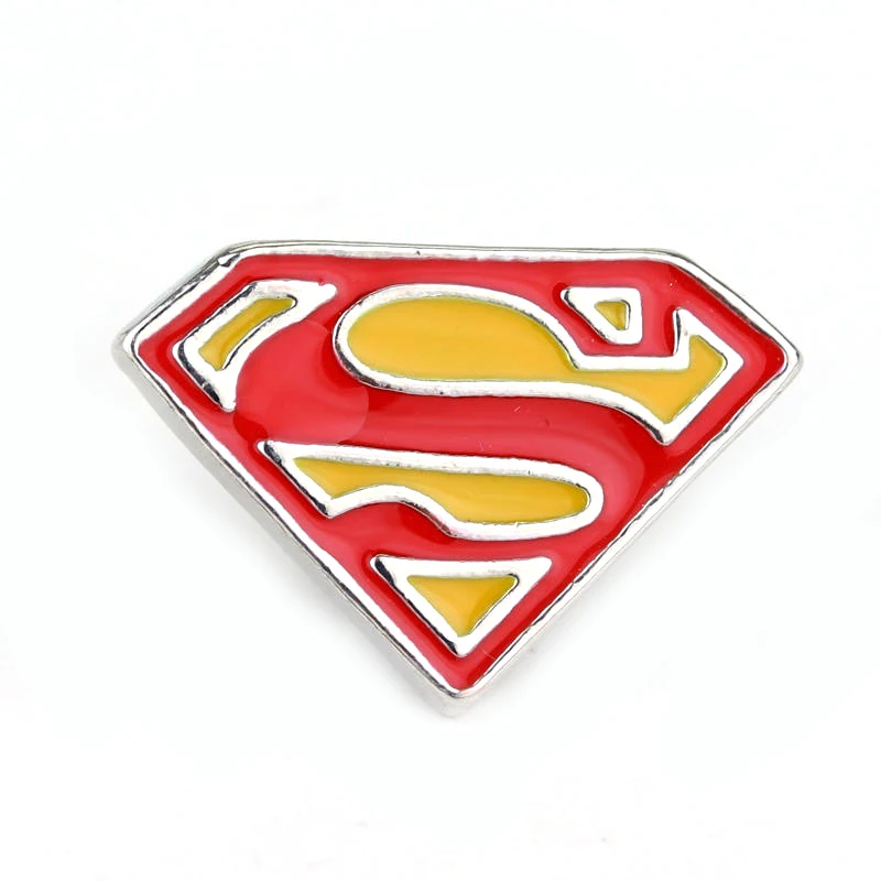 Эмблема Супермена S эмалированная булавка для костюма нагрудная булавка брошь значок для мужчин и женщин День рождения аксессуары металлические для одежды Ювелирные изделия