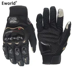 Eworld сенсорный экран мотоциклетные Прихватки для мангала Luva Motoqueiro Guantes Motocicleta Luvas де Moto Велоспорт перчатки для мотокросса 01CP Ганц