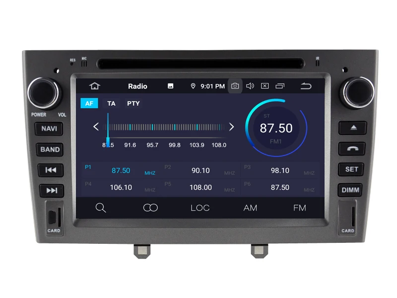 Sale Navirider OS 9.0 Car Android Player For PEUGEOT 408 2010-11 stereo radio gps navigation bluetooth TDA7851 Amplifier sound System 1