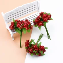 12 шт. искусственный жемчуг свадебный декоративный цветок Венок с искусственными цветами для свадьбы домашний декор Скрапбукинг diy Подарочная коробка Рождество