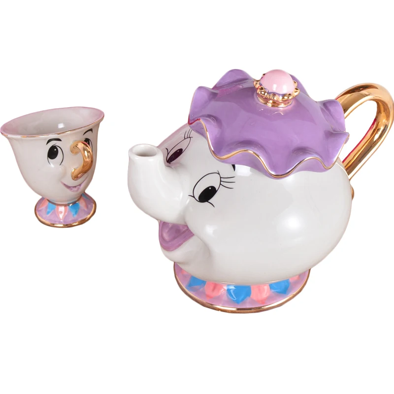 Классический мультфильм красота и чудовище чайный горшок кружка Mrs Potts Chip Cup Набор
