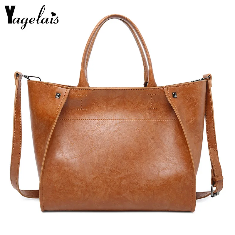 

Women's 2019 Winter PU Leather Bag Large High Quality Wing Bags Capacity Shopping Shoulder Handbags