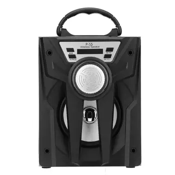 

ALLOYSEED P-55 Bluetooth Speaker Portable Wireless Speaker with USB/TF/AUX/FM Radio