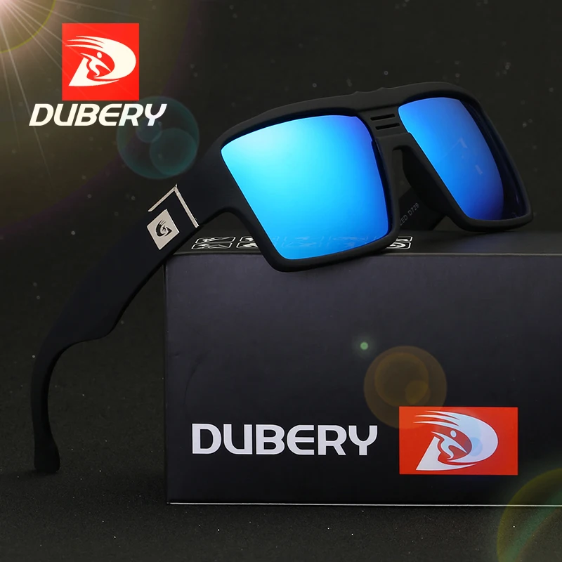 DUBERY 2018 Мужские квадратные поляризованные солнцезащитные очки для вождения