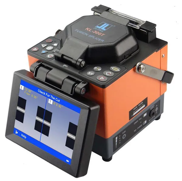 

JILONG KL300T Optical Fiber Fusion Splicer Kit w/ Fiber Cleaver Equal To INNO IFS-10 Fiber Splicing Machine