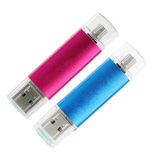 Цветной флеш-накопитель OTG USB 128 Гб 64 ГБ 32 ГБ 16 ГБ 8 ГБ флеш-накопитель Memoria USB флэш-диск карта памяти для телефона Android