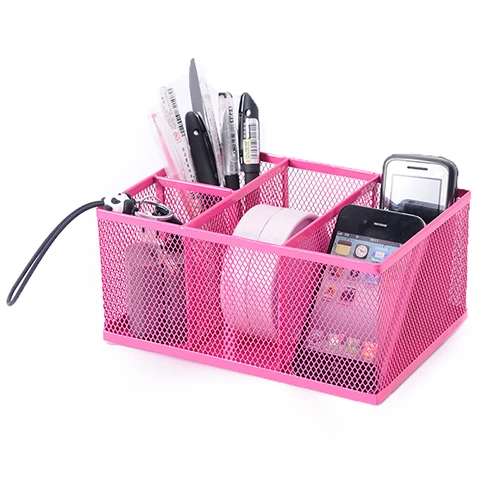Free Shipping Colourful Desktop Storage Boxes,Stationery Pen Holders