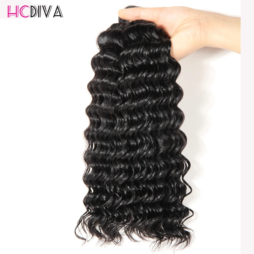 

Brazilian Deep Wave 100% Human Hair Extensions 1 piece Brazilian Deep Wave NO Shedding Remy Brazilian Deep Wave Weft