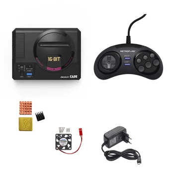 

Retroflag MEGAPi Case+2 pcs Game Controller Functional Button++heat sink+fan+5V 3A Power for Raspberry pi 3B