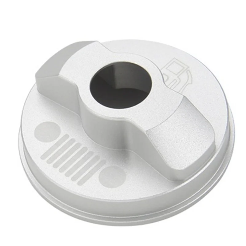 One Piece Aluminum Alloy Internal Fuel Cap Cover Car Stickers Suitable