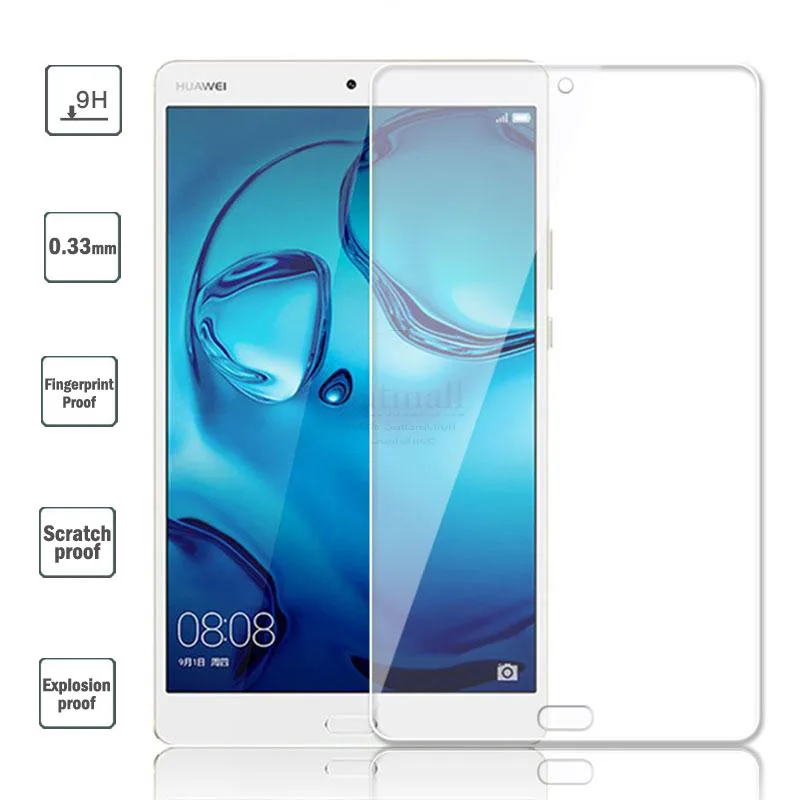 For Huawei MediaPad M3 8.4-inch HD Tempered Glass Screen Protector 9H Glass