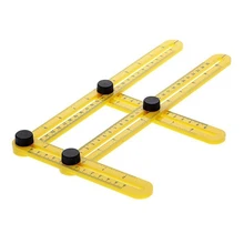 Angle Ruler Adjustable Measuring Instrument Multifunctional Magic Ruler hand Tools Multi Angle Template folding sliding D1009