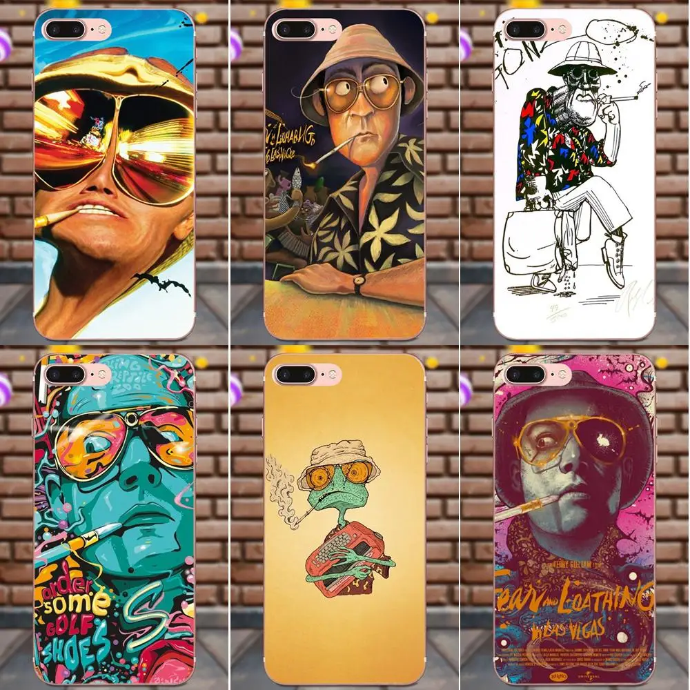 

For Apple iPhone 4 4S 5 5C 5S SE 6 6S 7 8 Plus X XS Max XR Art Diy Luxury Phone Case Thin Fear And Loathing In Las Vegas