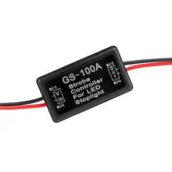 

Waterproof Car Flash Strobe Controller Vechicle Flasher Module LED Brake Stop Light 12 Short Circuit Protection Car Accessories
