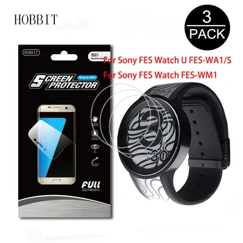 

3Pack For Sony FES Watch U FES-WA1/S Smart Watch Anti-shock Screen Protector Explosion-proof Film for For Sony FES Watch FES-WM1