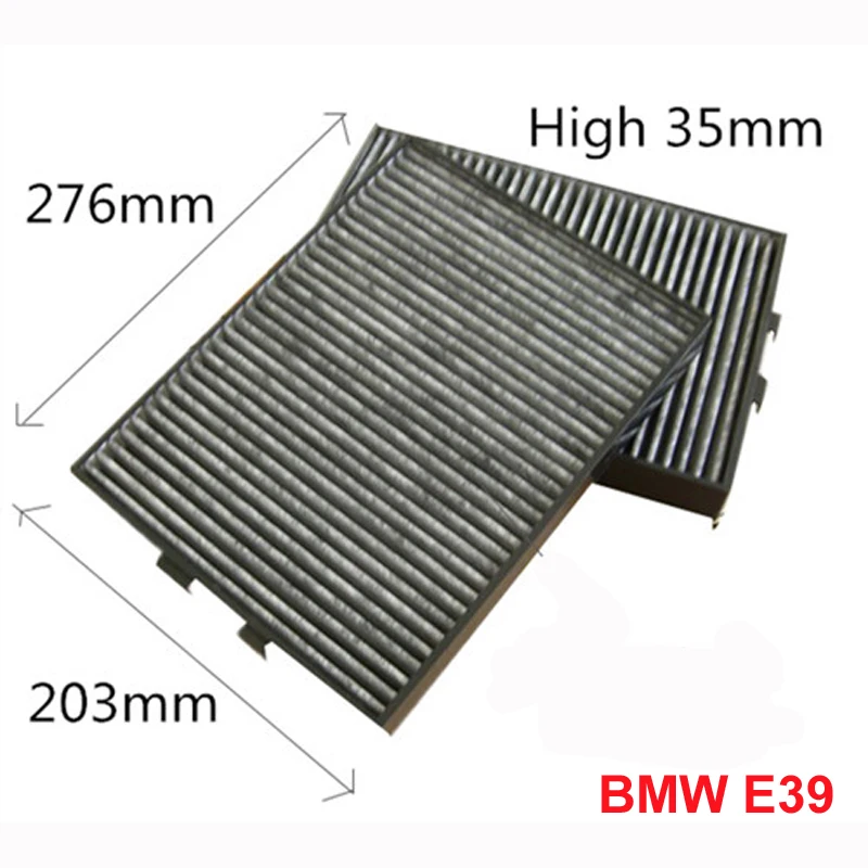 Набор фильтров для салона воздуха BMW e39 525i 528i 530i 540i M5 угольный фильтр 64110008138 64319069927