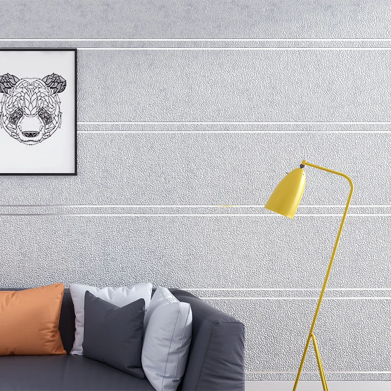  Modern Simple Suede Marble Stripes Wallpaper For Walls Roll Papel De Parede 3D Non-woven Desktop Wa - 32850946795