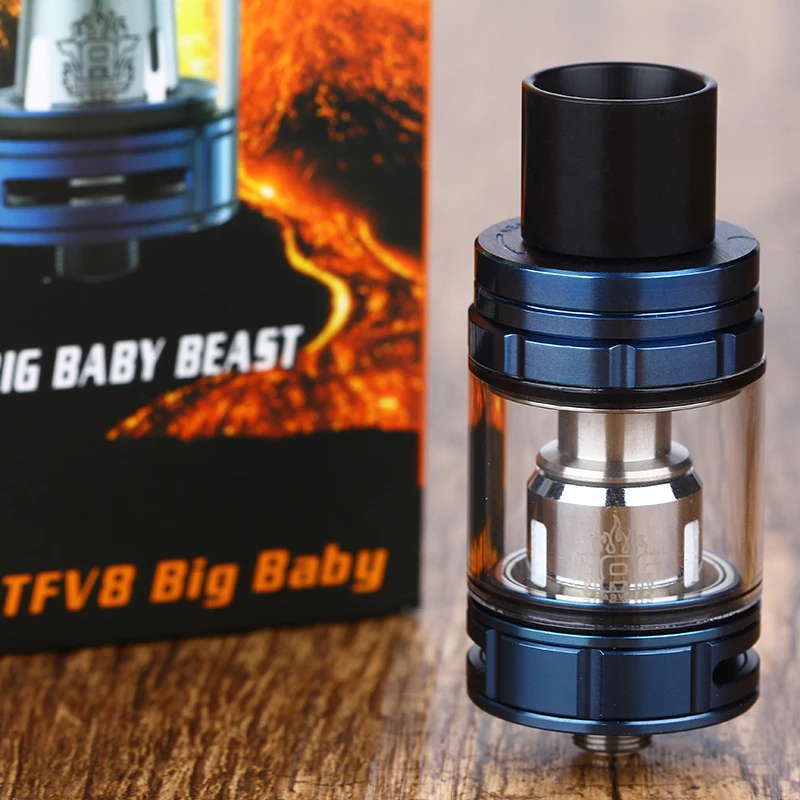  Original Smok TFV8 Big Baby Tank Atomizer 5ml Adjustable Airflow Top Filling Electronic Cigarette M