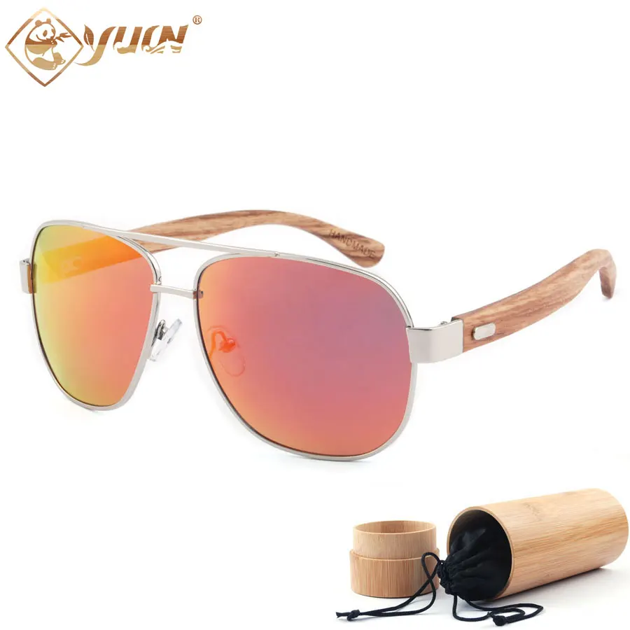 New polarized sunglasses font b handmade b font font b wooden b font arms unisex font