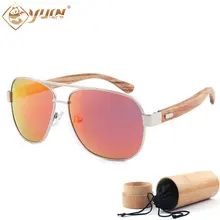 New polarized sunglasses font b handmade b font font b wooden b font arms unisex font