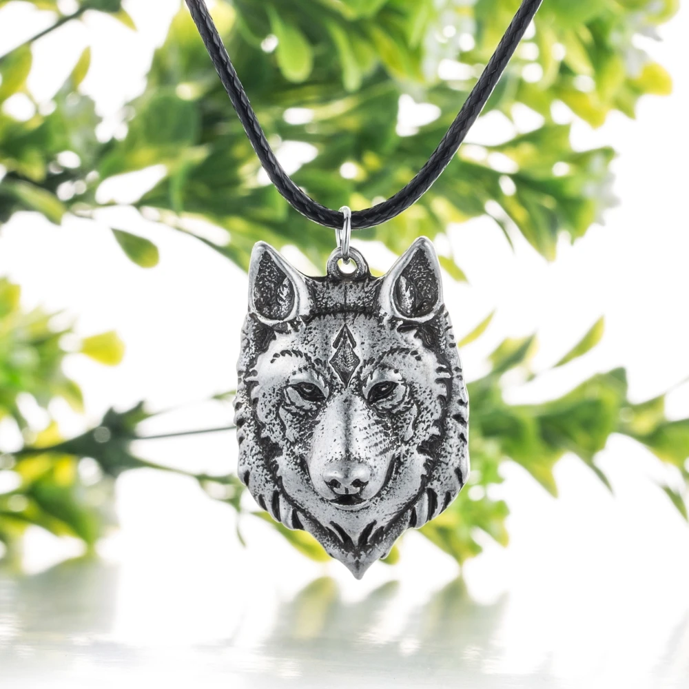 4043Wolf Head Antique silver (2)