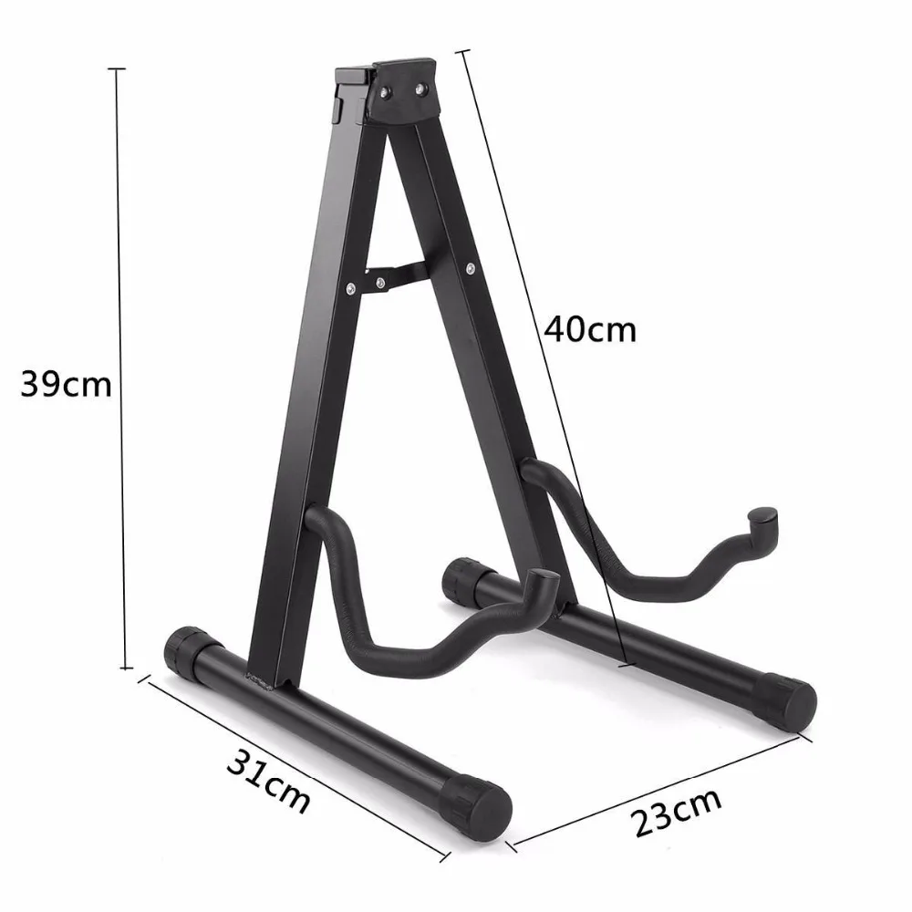Billige Professionelle Faltbare Unterstützung Tragbare Halterung Instrumente Halter Basis Gitarre Bass Violine Ukulele Musical Stand Leichte