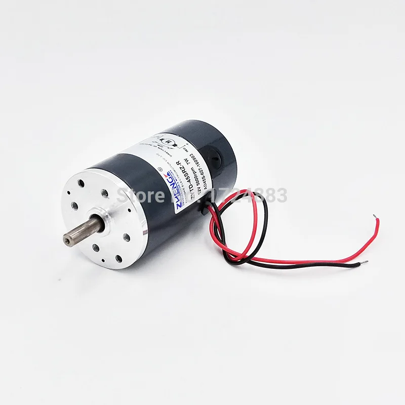 ZHENGKE ZYTD-45SRZ-R 45 мм 12 V/24 вольтового источника электропитания постоянного тока круглый вал 2000RPM3000RPM4000RPM5000RPM 7 Вт/8 Вт