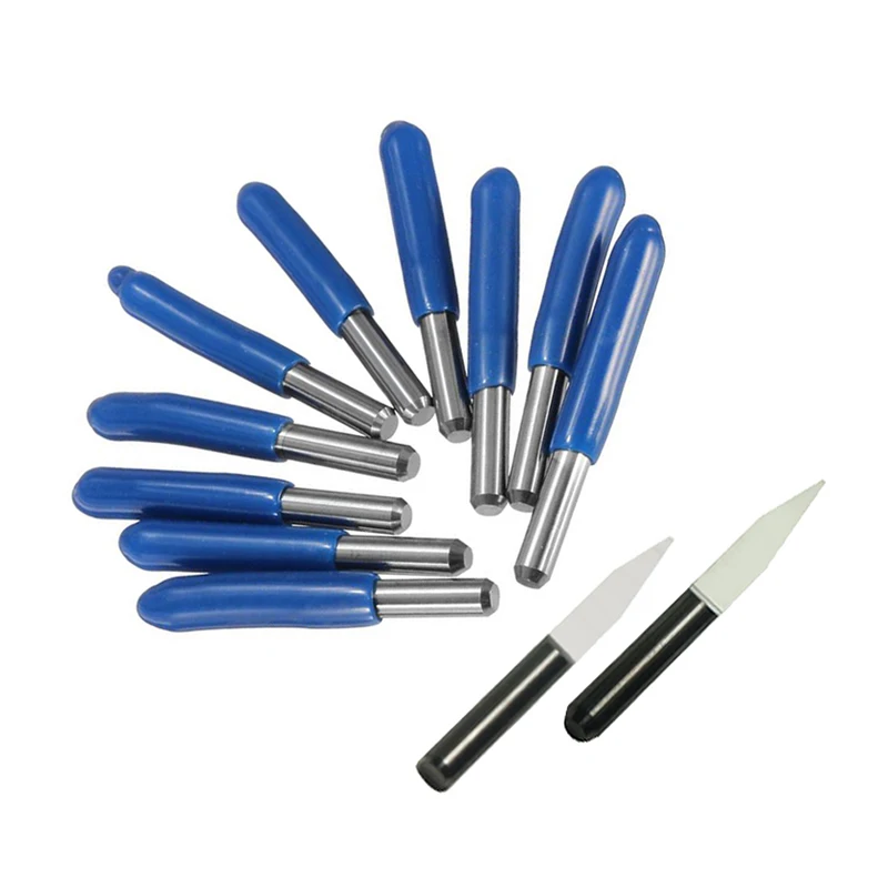 5pcs /lot 3.175mm V Shape Flat Bottom Knife wood PCB CNC cutting machine bit tools for engraving router part