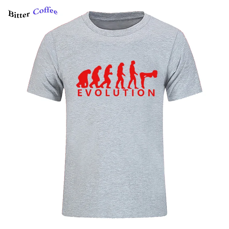 Эволюция человека секс Любовные подарки футболка для мужчин хлопок круглый вырез горловины короткий рукав забавные летние футболк - Цвет: 8