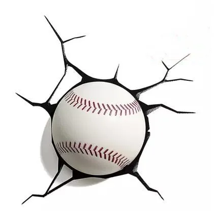 3D Personality Car Sticker Baseball Stereo Anime Funny Creative Simulation Scratch Decal-304 | Автомобили и мотоциклы