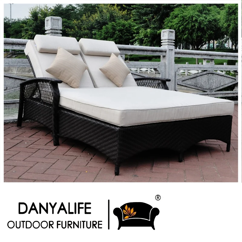 Doppel Sonnenliege Rattan sdatec.com