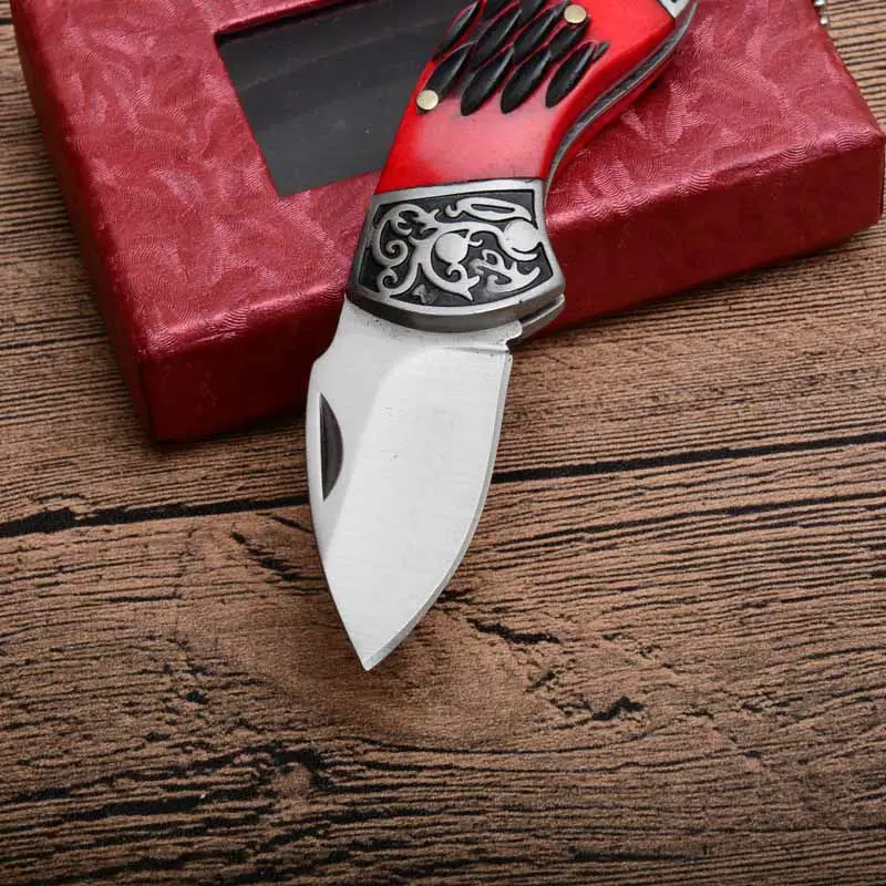 Hysenss Небольшой тактический складной нож из нержавеющей стали для кемпинга, охоты, выживания, карманный нож для повседневного использования