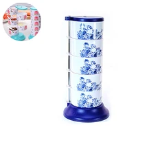 1 комплект 5 слоев кухонная приправа коробка набор горшки для специй баночки для приправ контейнер для специй коробки бутылочка, бутылка баночки для специй(синий) как показано