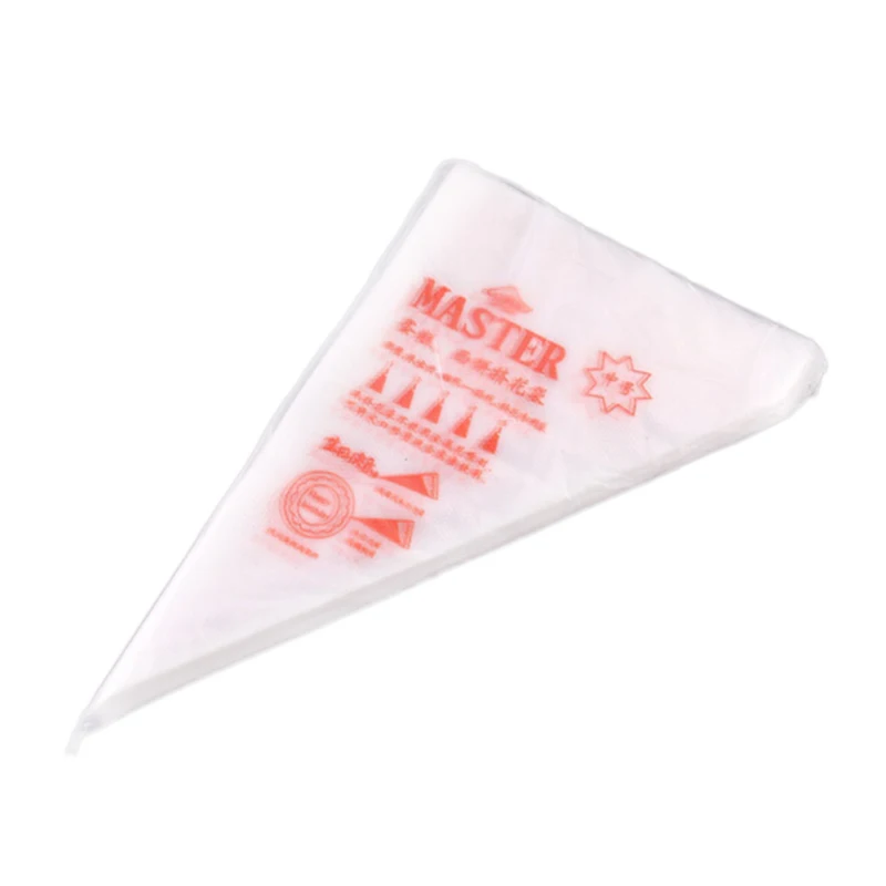 

DIY Cake Cookie 100Pcs/Pack S M L Size Disposable Piping Bag Icing Fondant Cake Cream Decorating Pastry Tip Tool