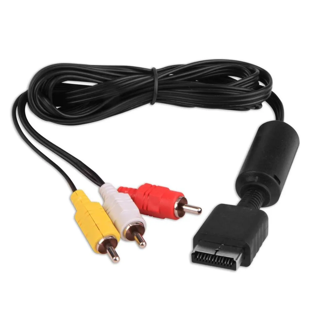 Для SONY PS1 PS2 PS3 6 футов геймпад длина кабеля аудио видео кабель AV шнур RCA для playstation