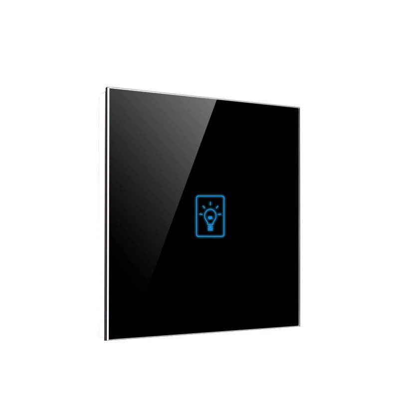 

EU Standard Smart Home Standard Wall Touch Switch, 1 Gang 2 Way Light Wall Touch Switch, AC 220-250V, No remote controller, 500W