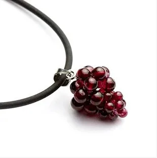 Бесплатная доставка Прямая поставка фотообои маленького размера|natural garnet pendant|grape