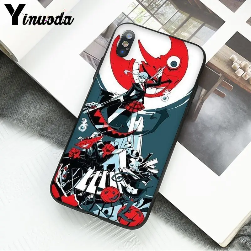 Yinuoda Death the Kid Soul Eater краска красивые аксессуары для телефонов Чехол для Apple iPhone 8 7 6 6 S Plus X XS MAX 5 5S SE XR чехол - Цвет: A16