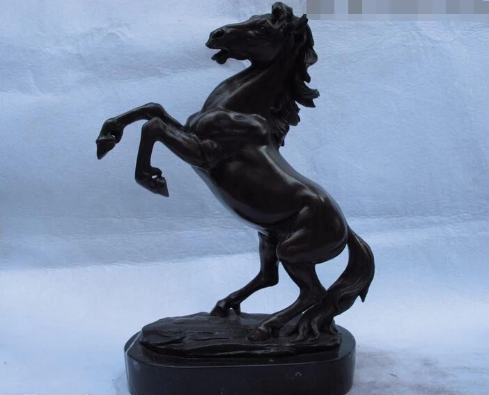 

wholesale factory 14 Western European Copper Bronze Carving Run quickly Steed Horse art Statue