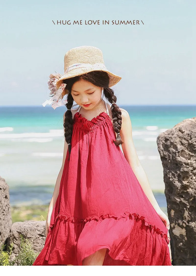 teenage girl beach dress s108-9