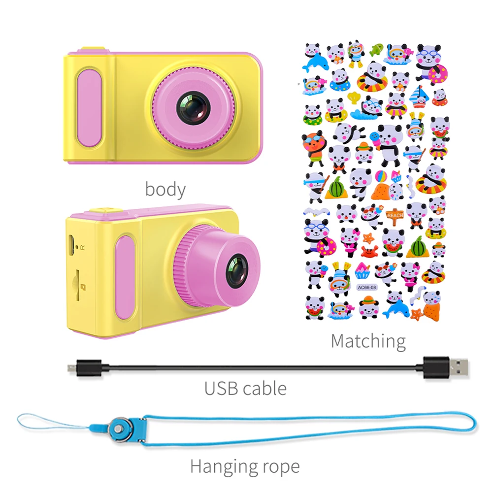 Детская Спортивная камера с двойным объективом цифровой антивибрационный видеомагнитофон игрушка для детей праздник день рождения мини прекрасные подарки