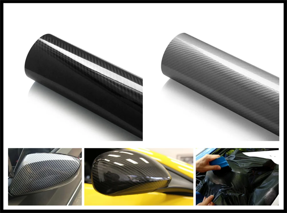

car interior rearview mirror highlight 5D carbon fiber color glossy sticker for Mercedes Benz GLS63 GLS GLE43 B55 Shooting S400