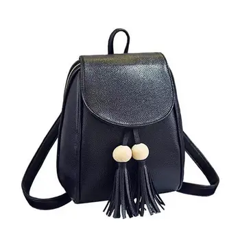 

newhotstacy bag 120716 new fashion tassel backpack double shoulder bag