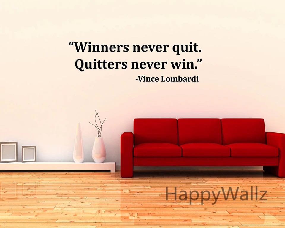 Autocollant Mural De Citation Jamais De Depart Jamais Victoire Etiquette De Citation De Motivation Autocollant Mural De Bricolage Citation D Inspiration Decorative Q91 Aliexpress