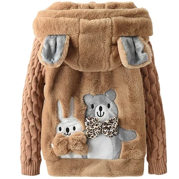 

New Girls clothing Baby Coats for Girls Flower Jackets For 2018 Autumn Kids Clothes Double-Breasted Top children Outwear